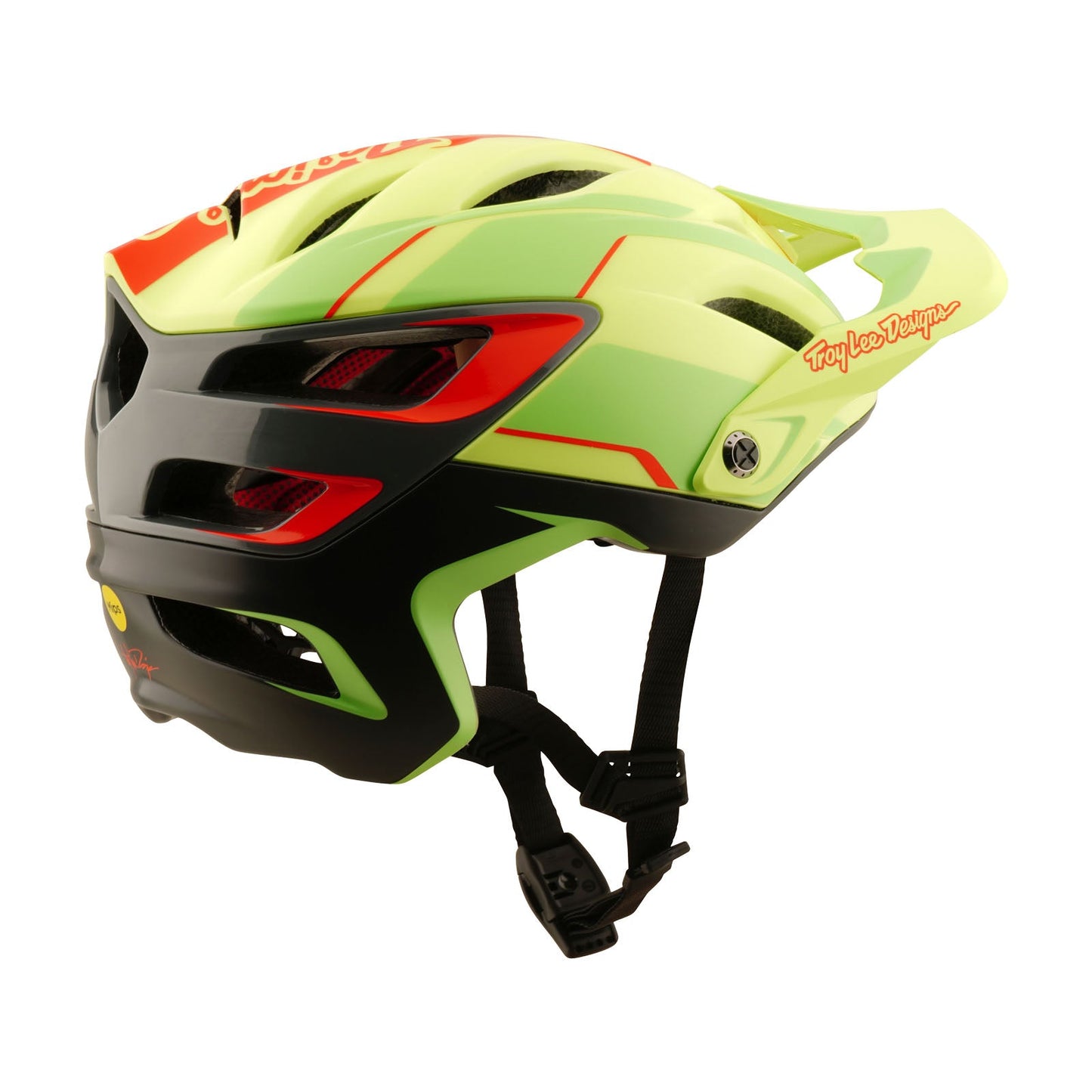 A3 Helmet Lines Glo Yellow