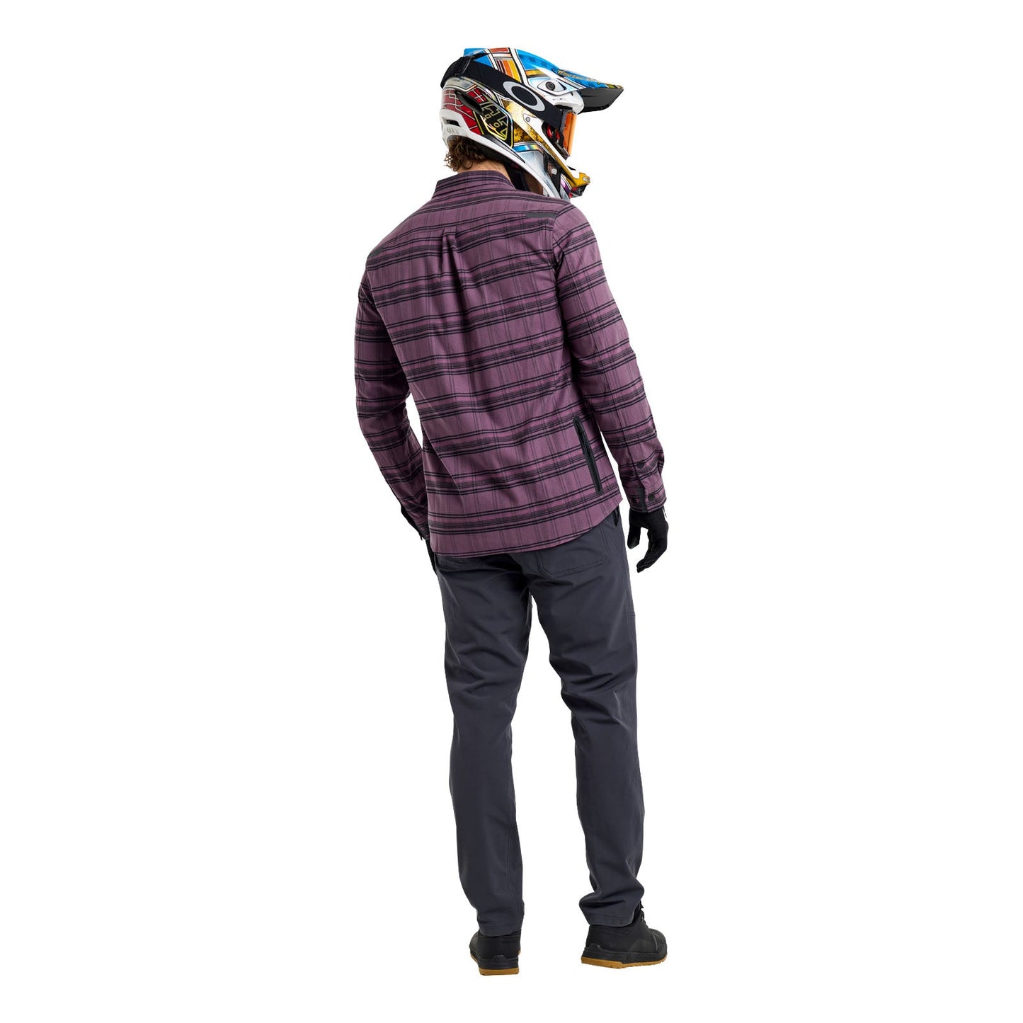 Grind Flannel Yd Plaid Deep Purp
