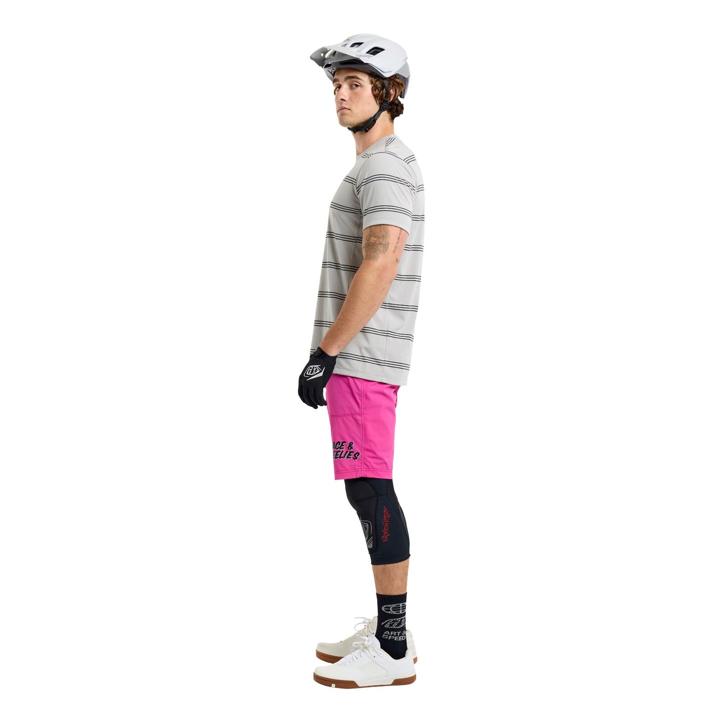 Skyline Short Sleeve Ride Tee Washed Out Limestone