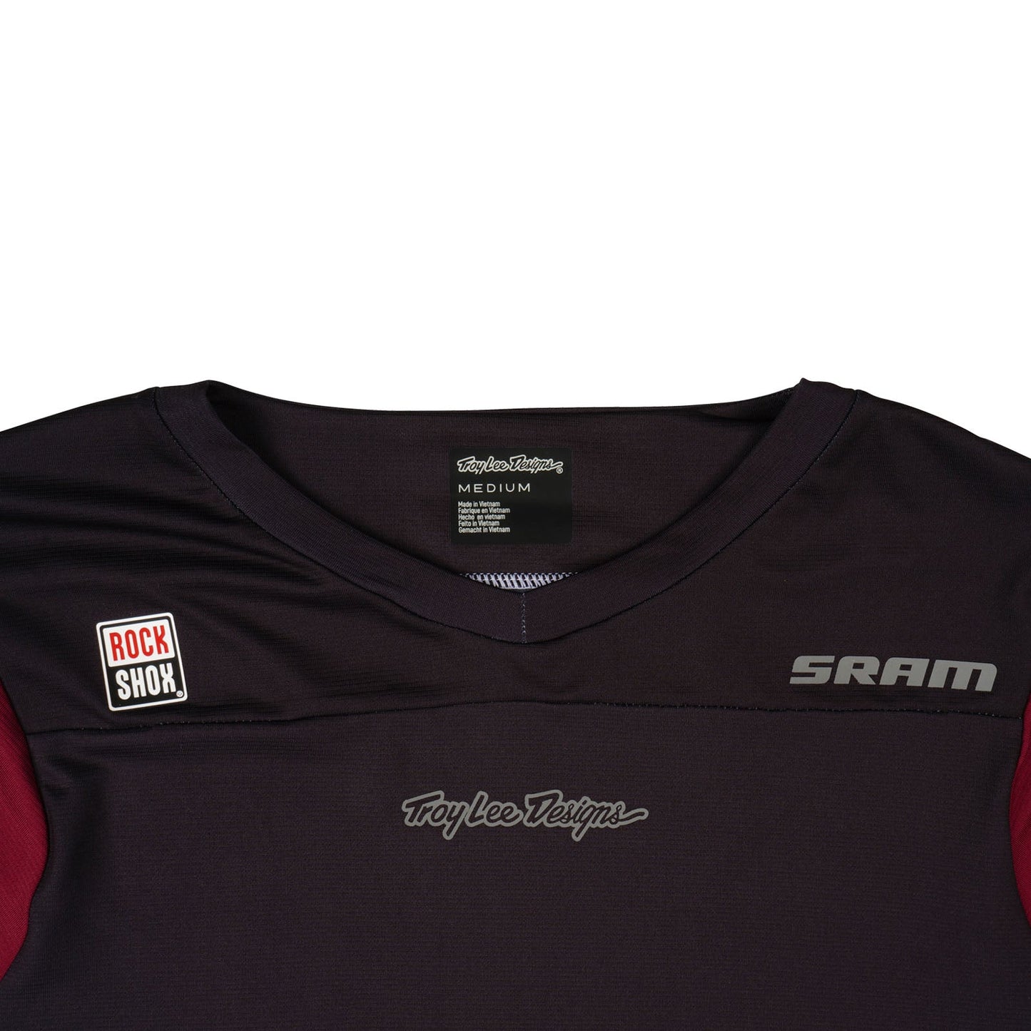 Skyline LS Jersey Troy Lee Designs X SRAM Radioscape Black / Berry