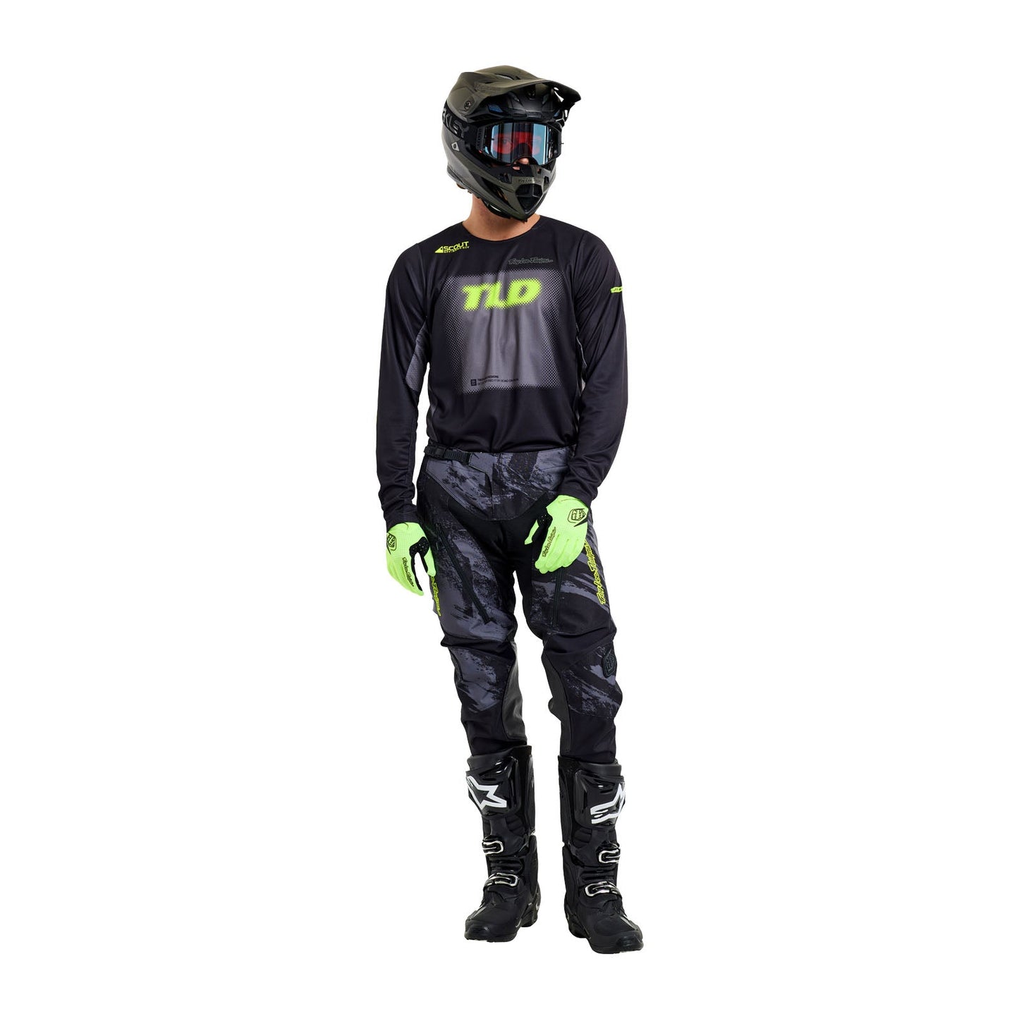 Scout GP Pro Jersey Fade Out Black